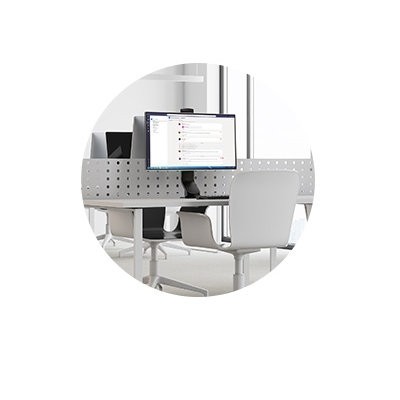 Nosilec za monitor, varčen s prostorom, za en zaslon 2