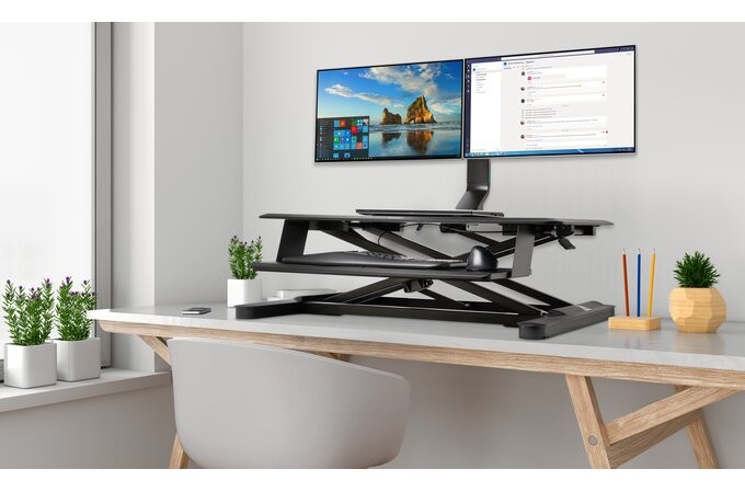 Dvoročni nosilec za monitor, ki prihrani prostor 7