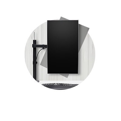 Enoročni nosilec za monitor SmartFit Ergo Single Monitor Arm Long 3
