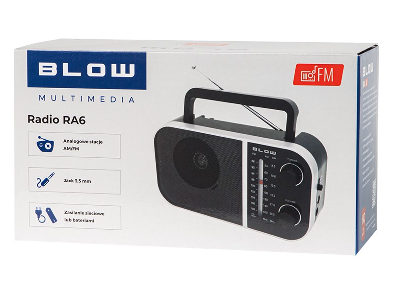 BLOW RA6 Prenosno analogno AM/FM radio 5