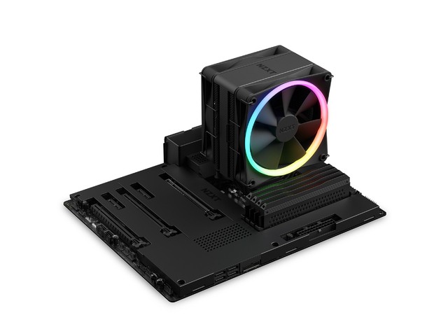 NZXT T120 CPU ventilator, RGB, črn 7