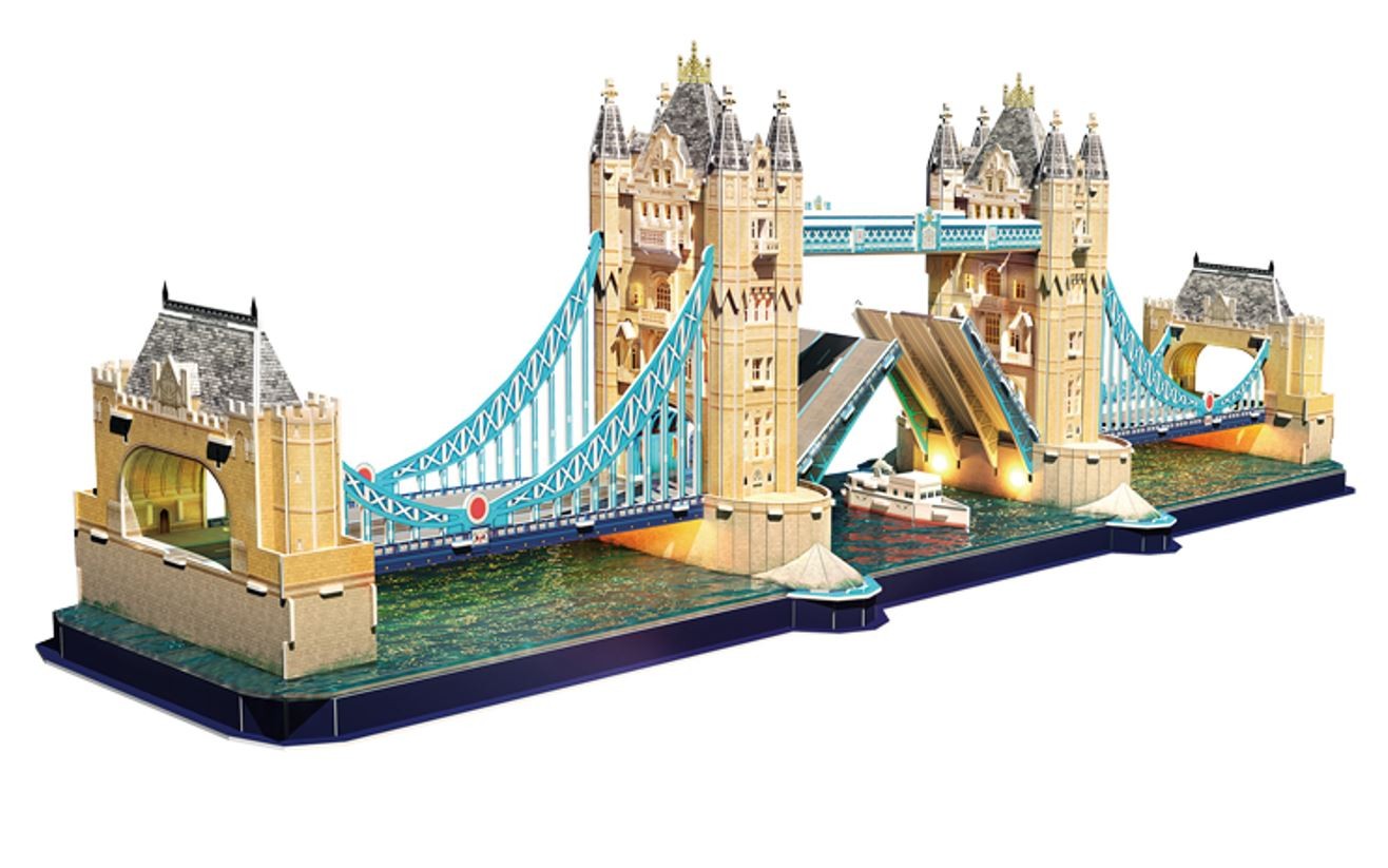Cubic Fun 3D LED sestavljanka - Tower Bridge 2