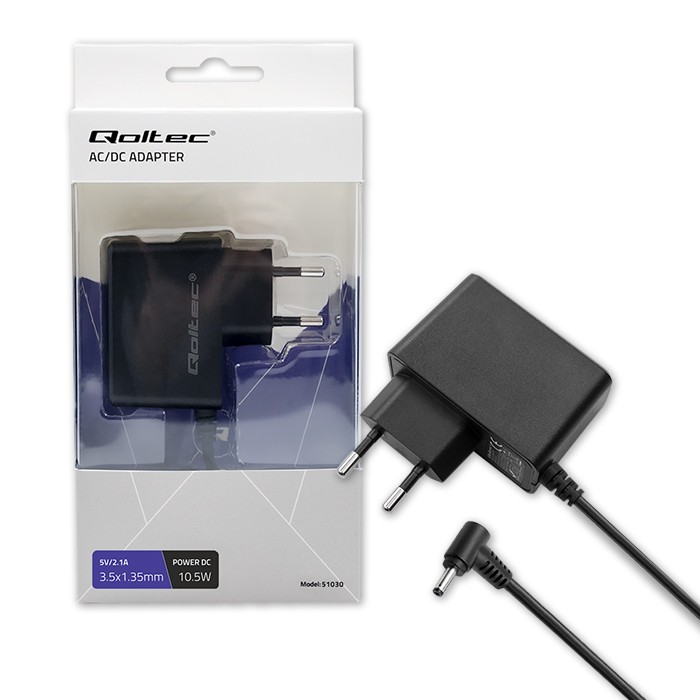 Stenski napajalnik 10.5W 5V/2.1A (3.5x1.35) 2