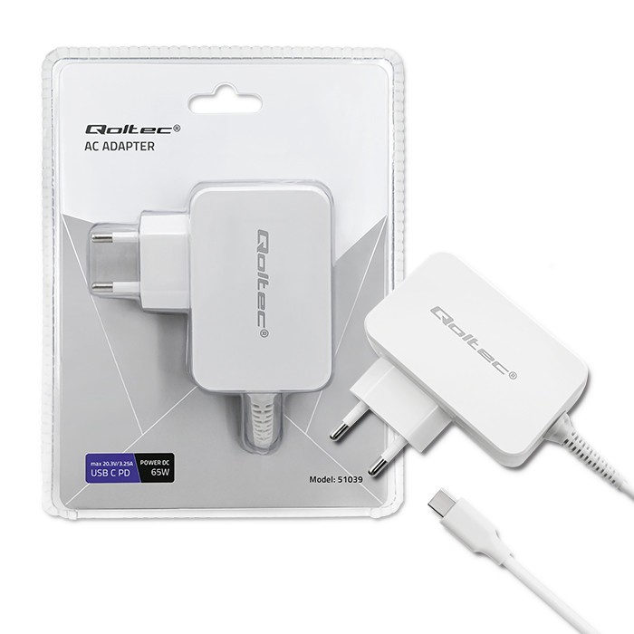 Napajalnik 65W USB-C PD Bel