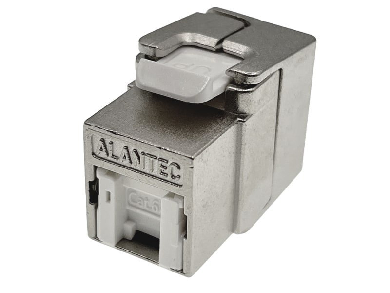 Keystone modul RJ45 STP Cat.6A PoE+ breznarojen