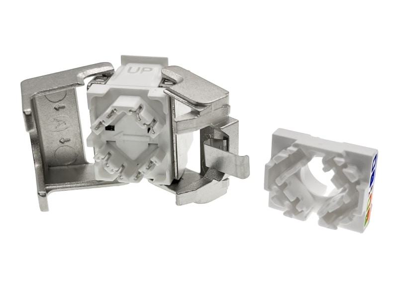 Keystone modul RJ45 STP Cat.6A PoE+ breznarojen 2