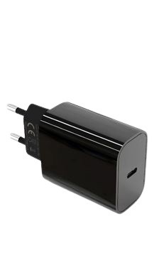 Polnilnik USB-C 20W PD Črn