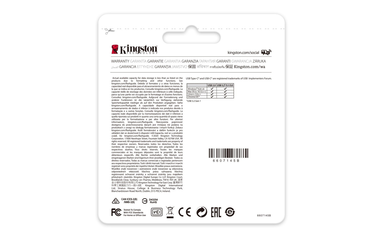 USB ključek Kingston DataTraveler 70, 256GB, USB-C 3.2 6