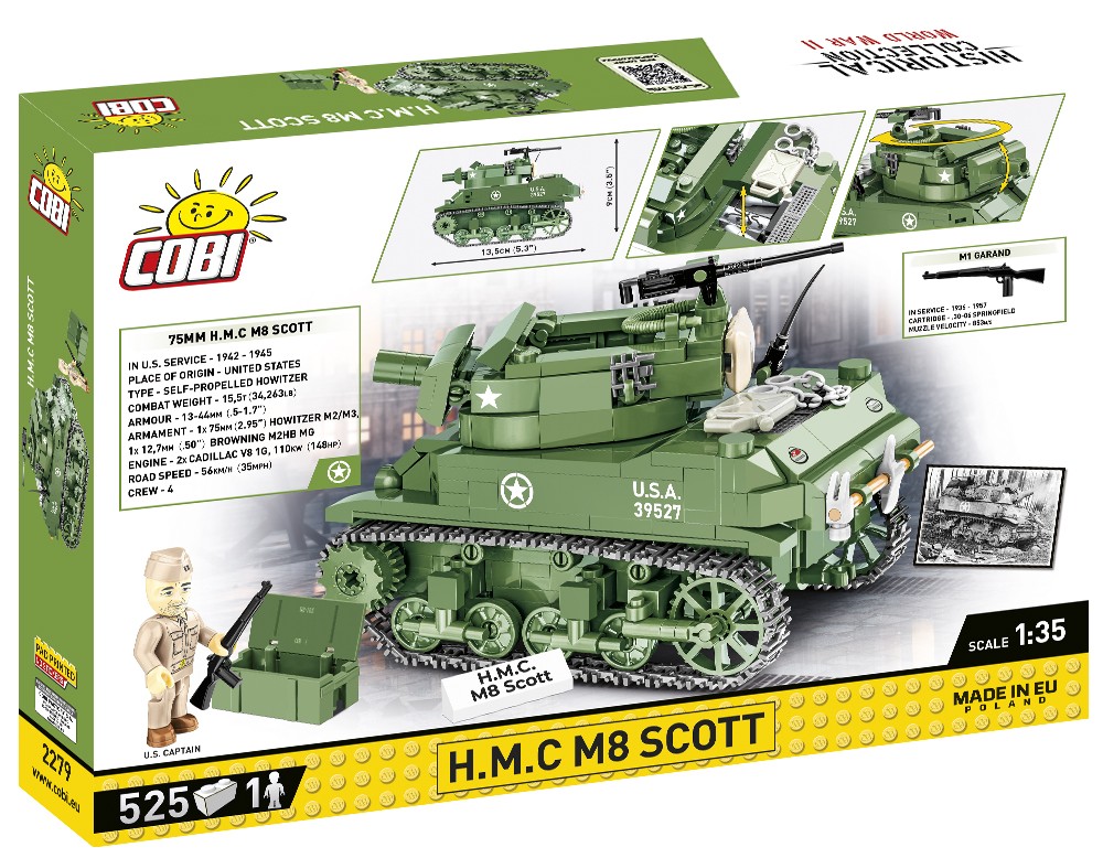 Gradbeni bloki H.M.C M8 Scott 3