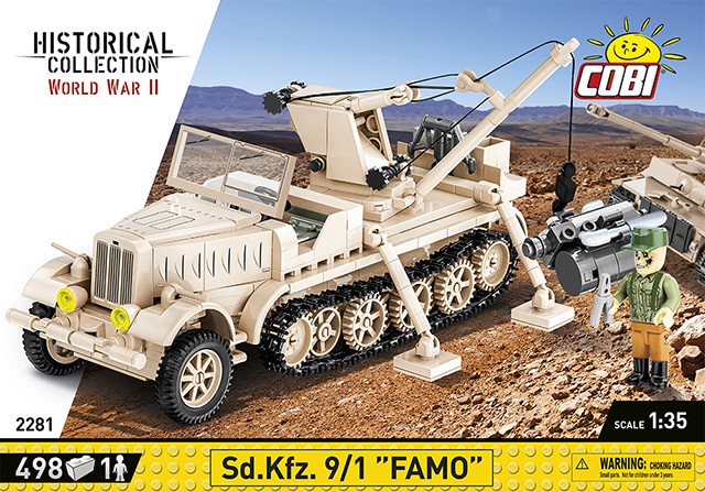 Cobi Kocke Sd.Kfz. 9/1 Famo gradbeni komplet 2