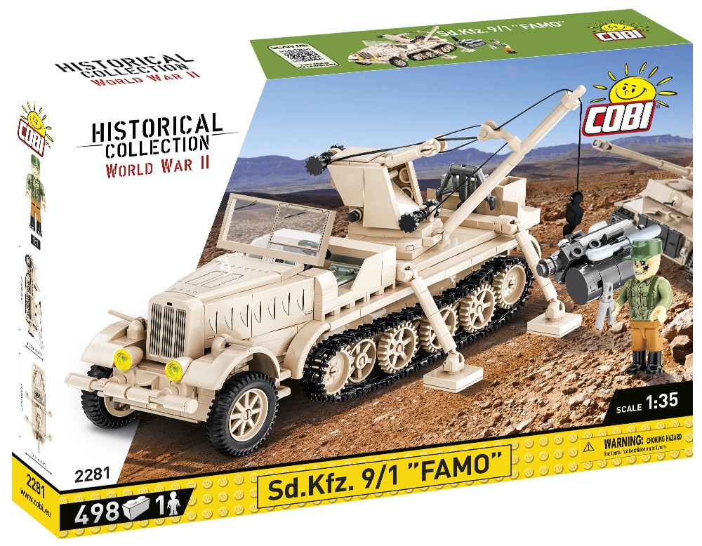 Cobi Kocke Sd.Kfz. 9/1 Famo gradbeni komplet