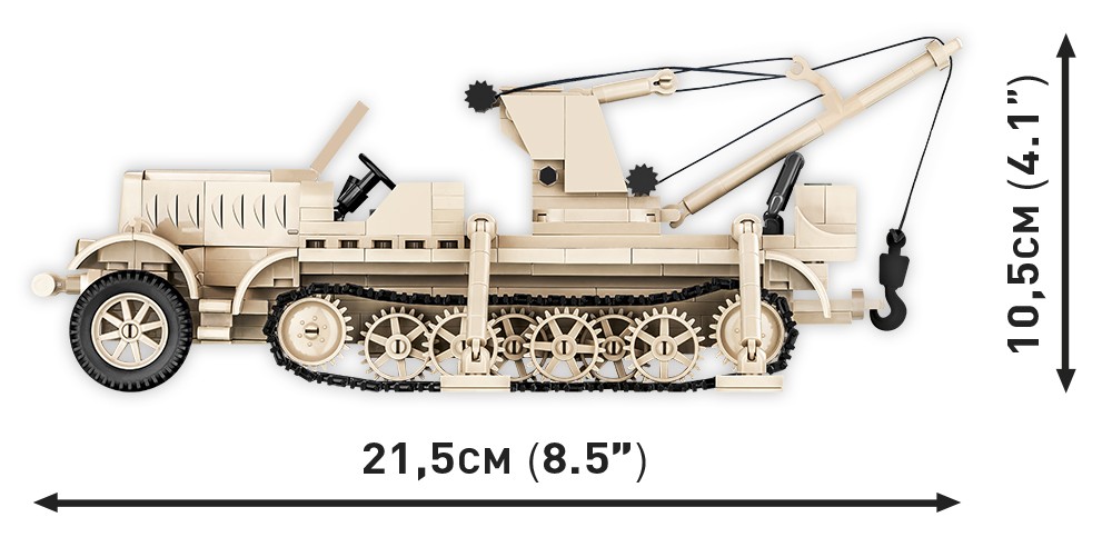 Cobi Kocke Sd.Kfz. 9/1 Famo gradbeni komplet 7