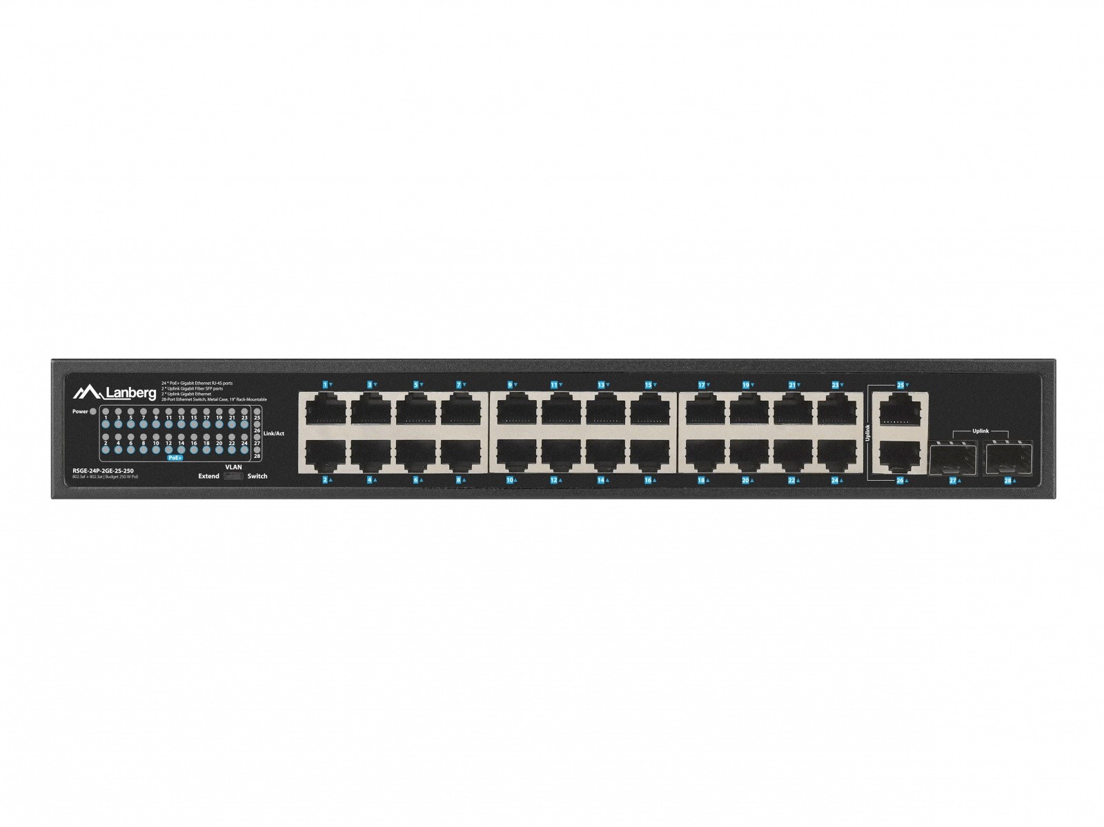 Mrežni preklopnik (Switch) 24-portni, 24x1GB, PoE+ 4