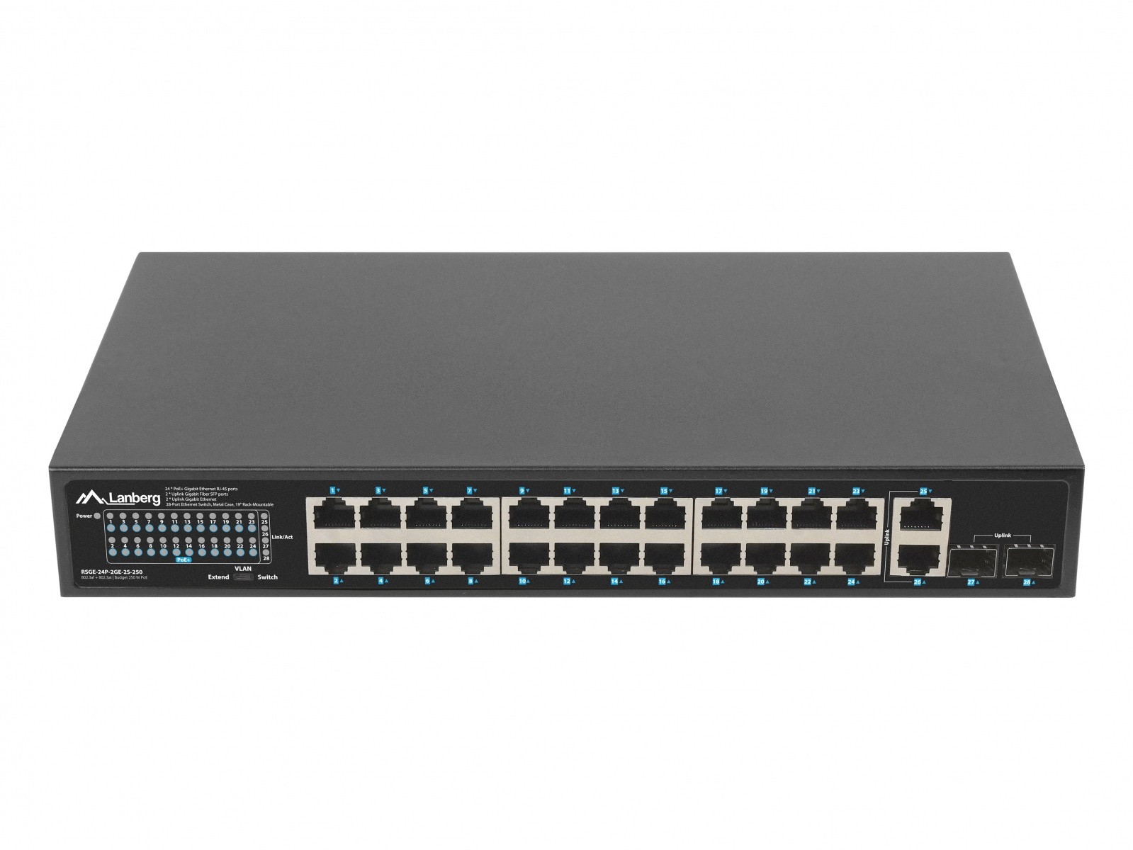 Mrežni preklopnik (Switch) 24-portni, 24x1GB, PoE+ 7