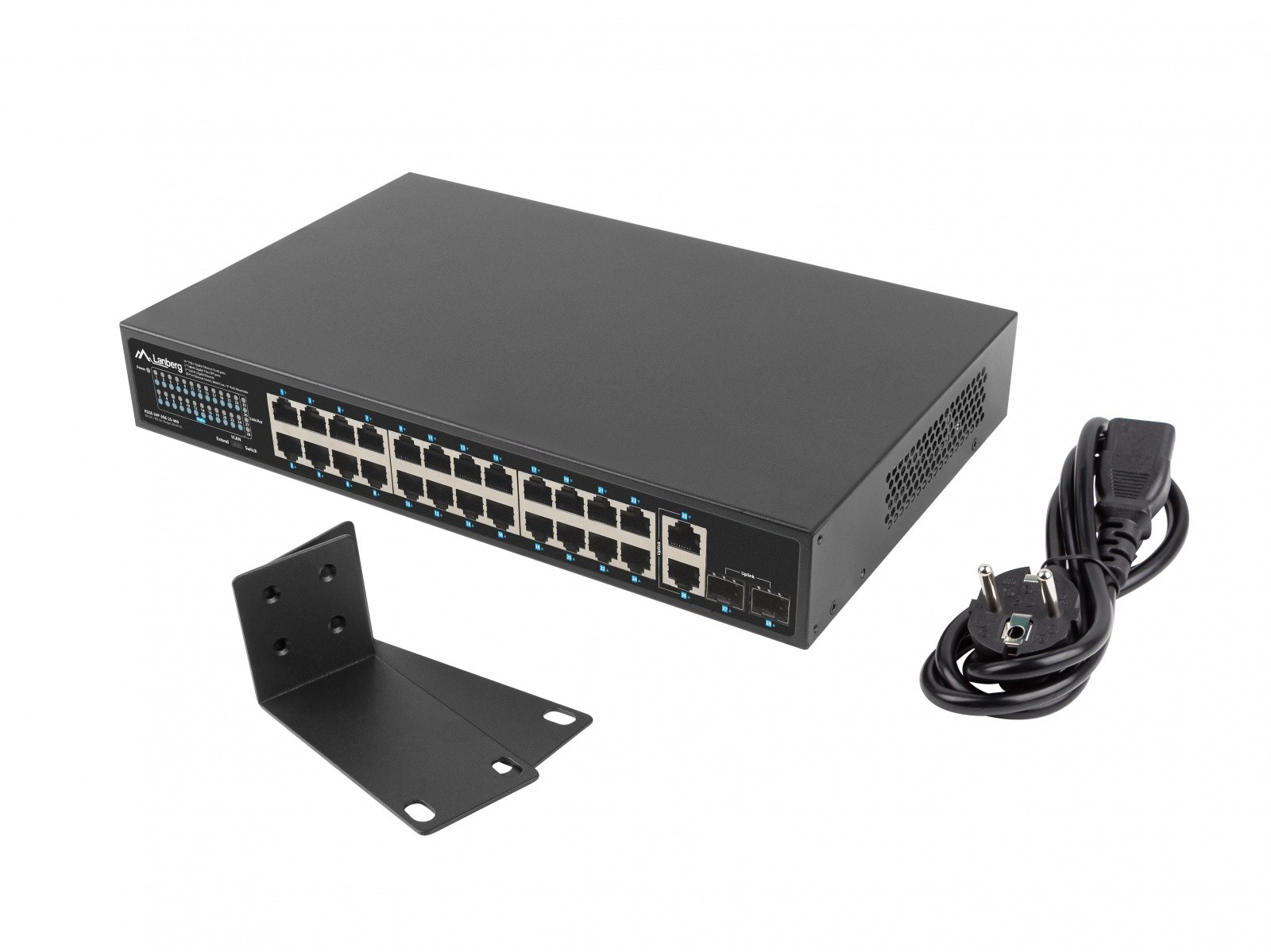 Upravljivi mrežni preklopnik 24x1GB PoE+, 2xSFP