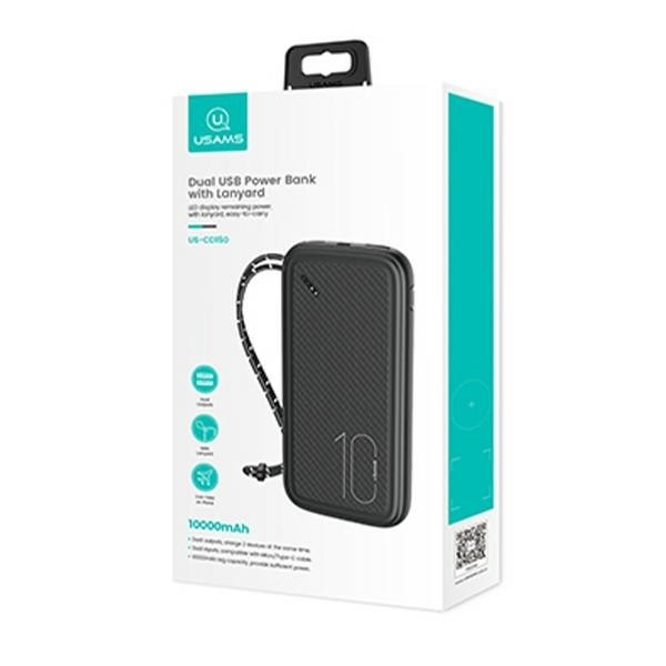 Powerbank PB56, 10000mAh, 2xUSB, črn 2