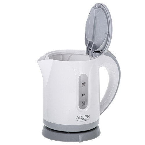 Adler AD 1371g električni kuhalnik vode 0,8l - belo-siv 3