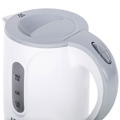 Adler AD 1371g električni kuhalnik vode 0,8l - belo-siv 5