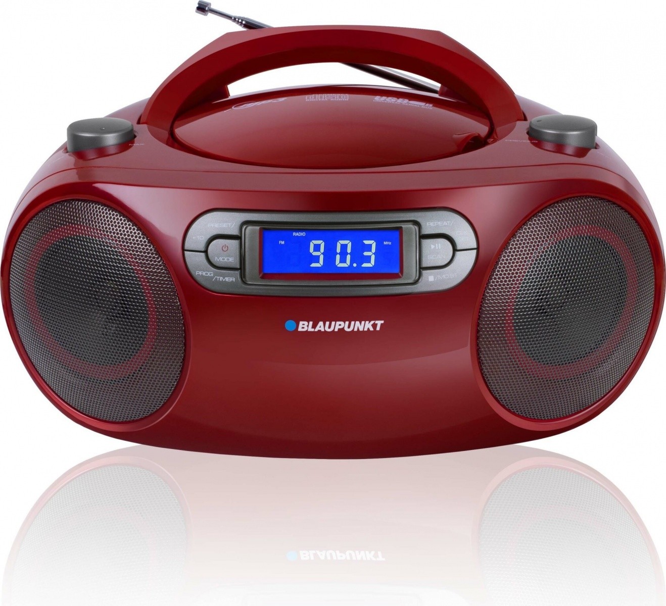 Boombox FM PLL CD/MP3/USB/AUX z uro in alarmom 2