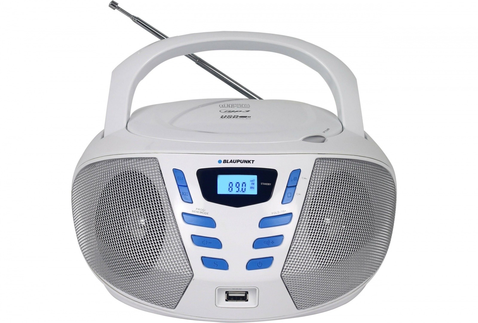 Boombox BB7WH CD/MP3/USB/AUX s FM PLL