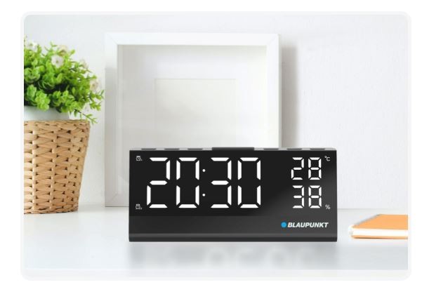 Radio budilka FM PLL CR10ALU s senzorjem temperature in vlažnosti 4