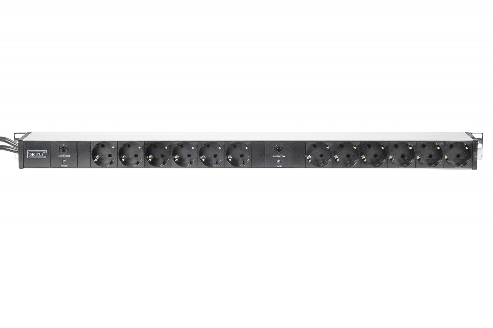 Napajalna letev 19" RACK 12x Schuko, 2x 2m vtič, 16A 5