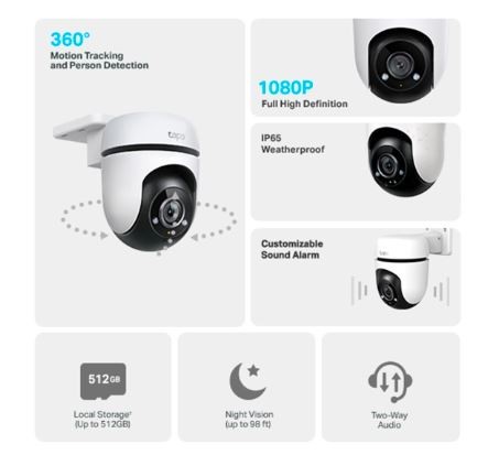 TP-LINK Tapo C500 WiFi vanjska kamera 1080p 8