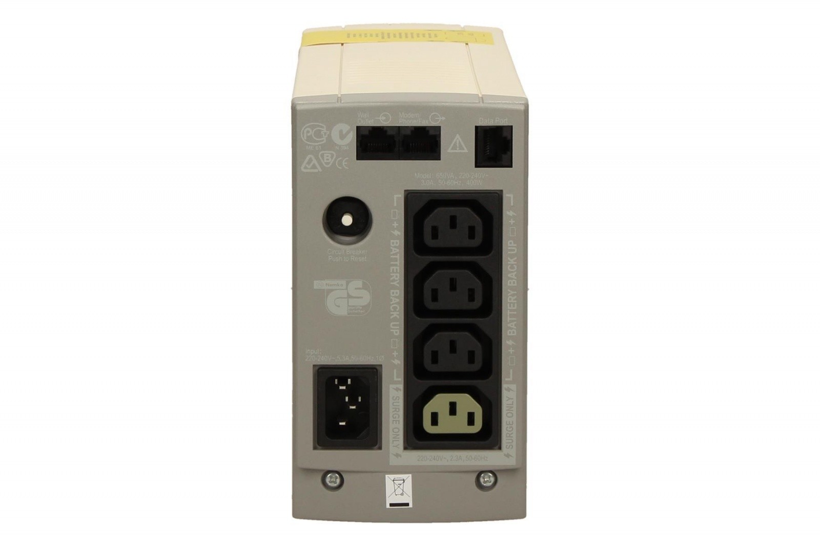 Neprekinjeno napajanje (UPS) BACK-UPS CS 650VA USB/SERIAL 230V 5