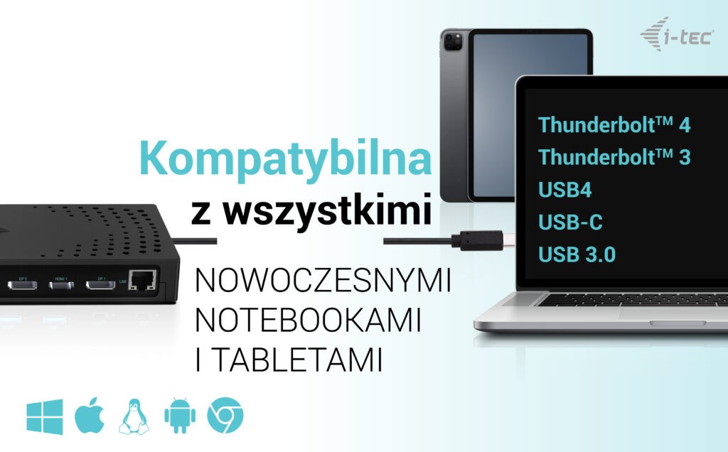 Postaja USB-C / Thunderbolt Docking Station 3x 4K, 100W 7