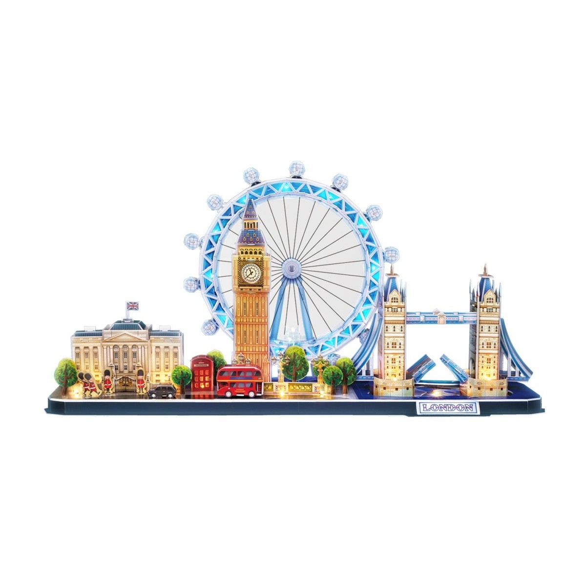 3D puzzle London z LED osvetlitvijo 2