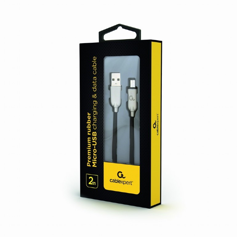 Micro-USB kabel, 2m, črn