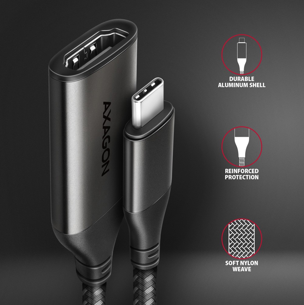Aktivni adapter USB-C na HDMI 2.0 4K/60Hz, 25cm 3