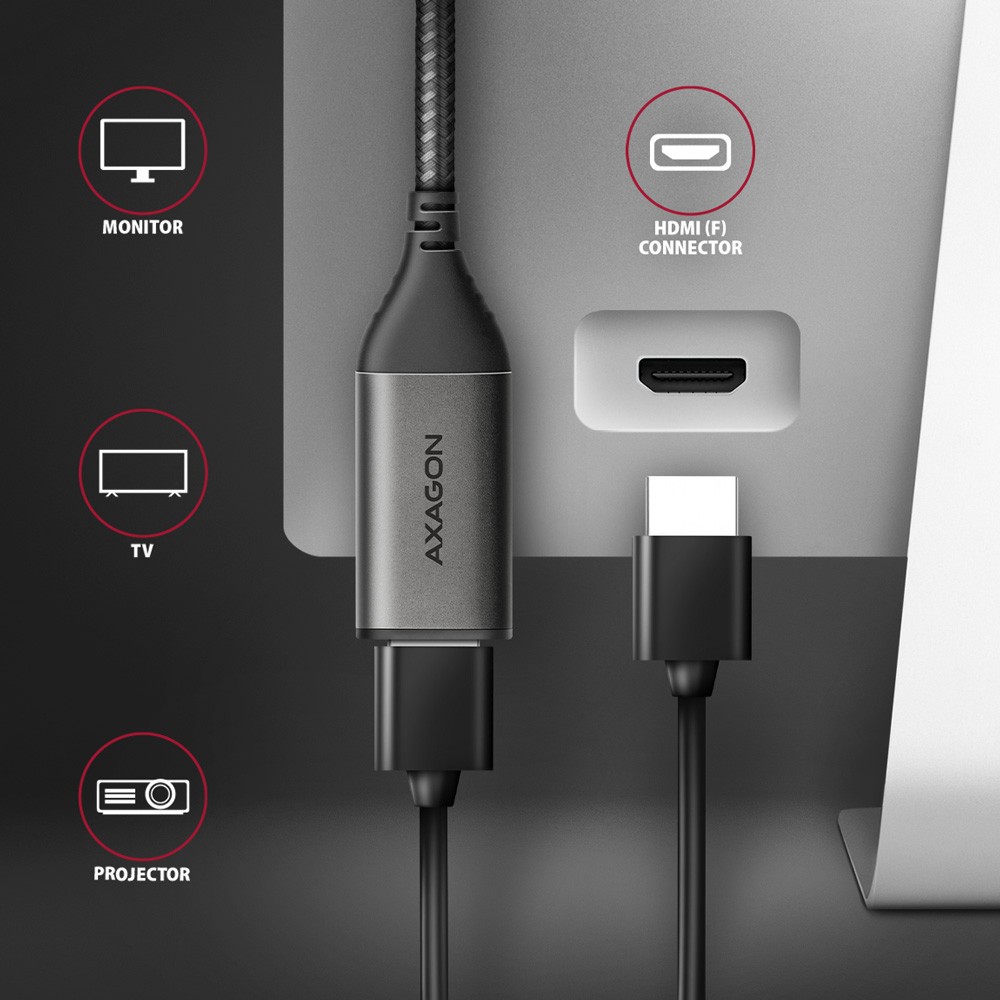 Aktivni adapter USB-C na HDMI 2.0 4K/60Hz, 25cm 4