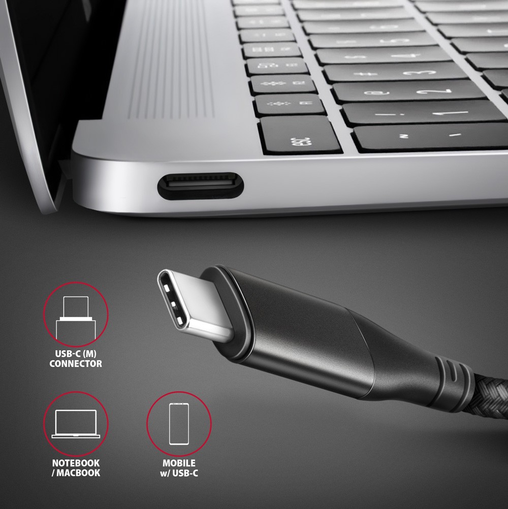 AXAGON RVC-HI2MC USB-C v HDMI 2.0 adapter, 4K/60Hz, 1.8m kabel 7