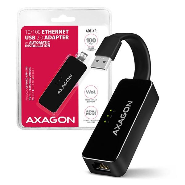 Mrežna kartica ADE-XR Fast Ethernet, USB 2.0, samodejna namestitev 8