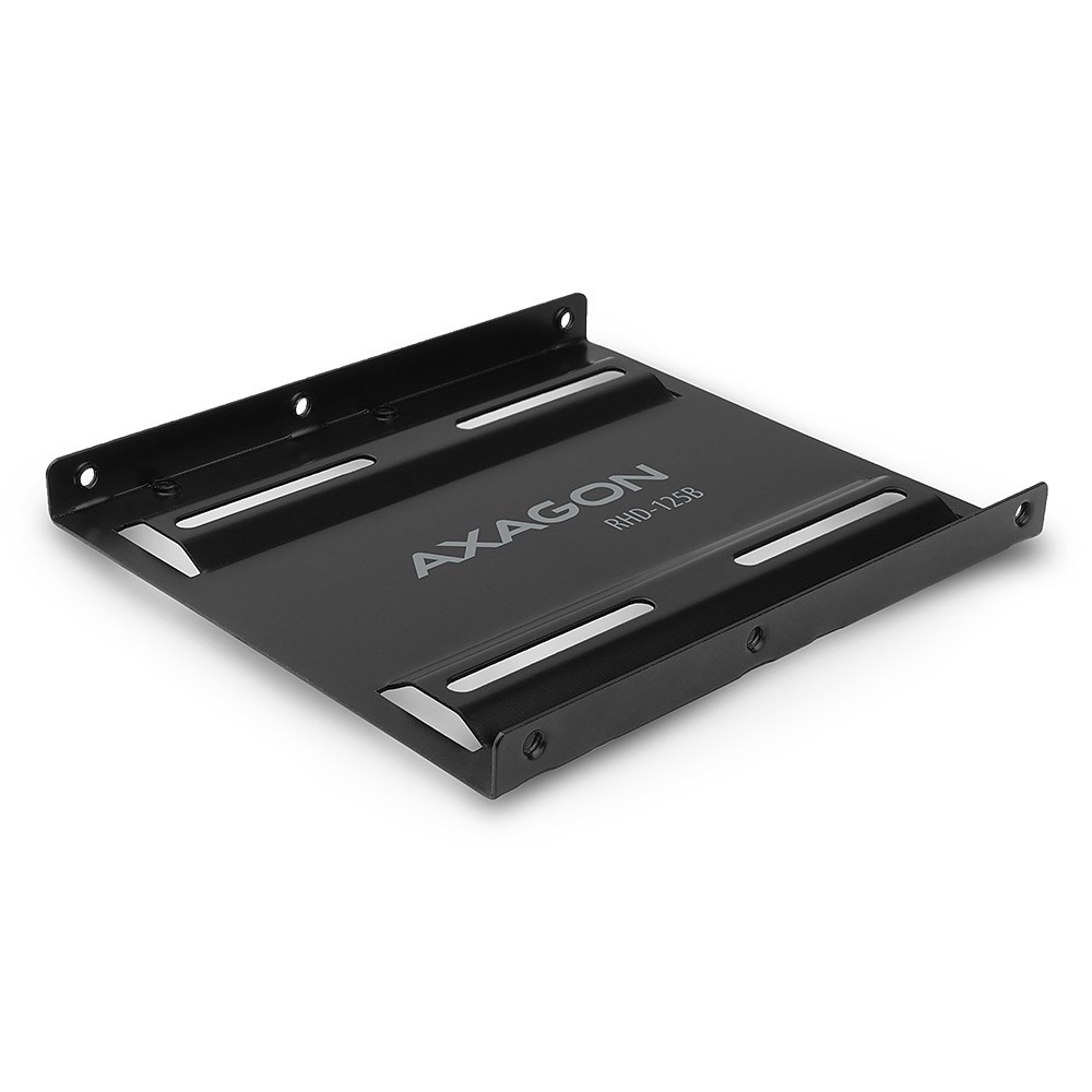 Kovinski nosilec za 2.5" HDD/SSD v 3.5" režo, črn