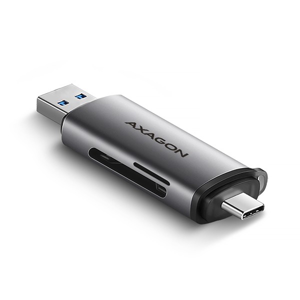 Zunanji čitalnik kartic USB 3.2 Gen 1 Type-C + Type-A, SD/microSD