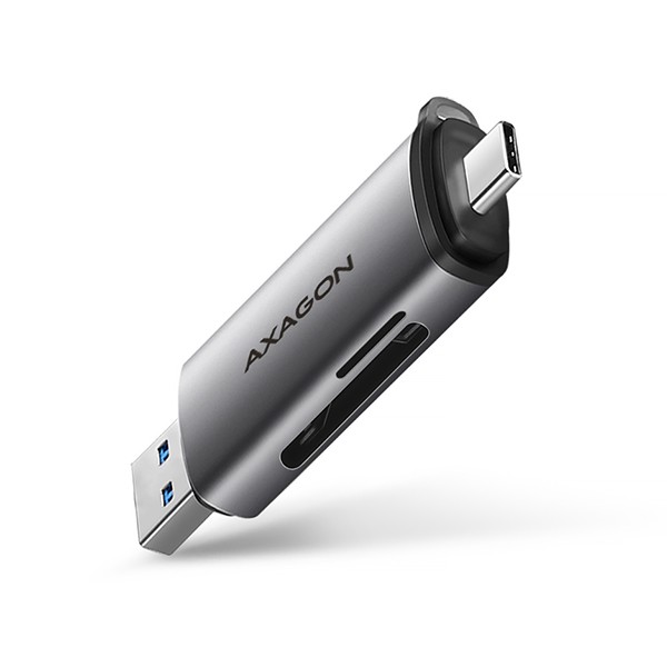 Zunanji čitalnik kartic USB 3.2 Gen 1 Type-C + Type-A, SD/microSD 2