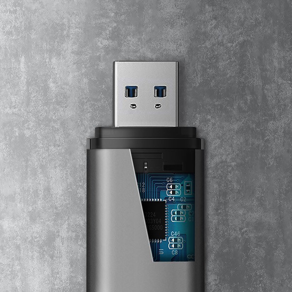 Zunanji čitalnik kartic USB 3.2 Gen 1 Type-C + Type-A, SD/microSD 8