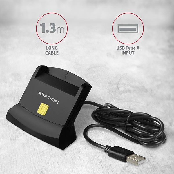 Čitalnik kartic CRE-SM2: ID, SD/microSD, SIM, USB 6
