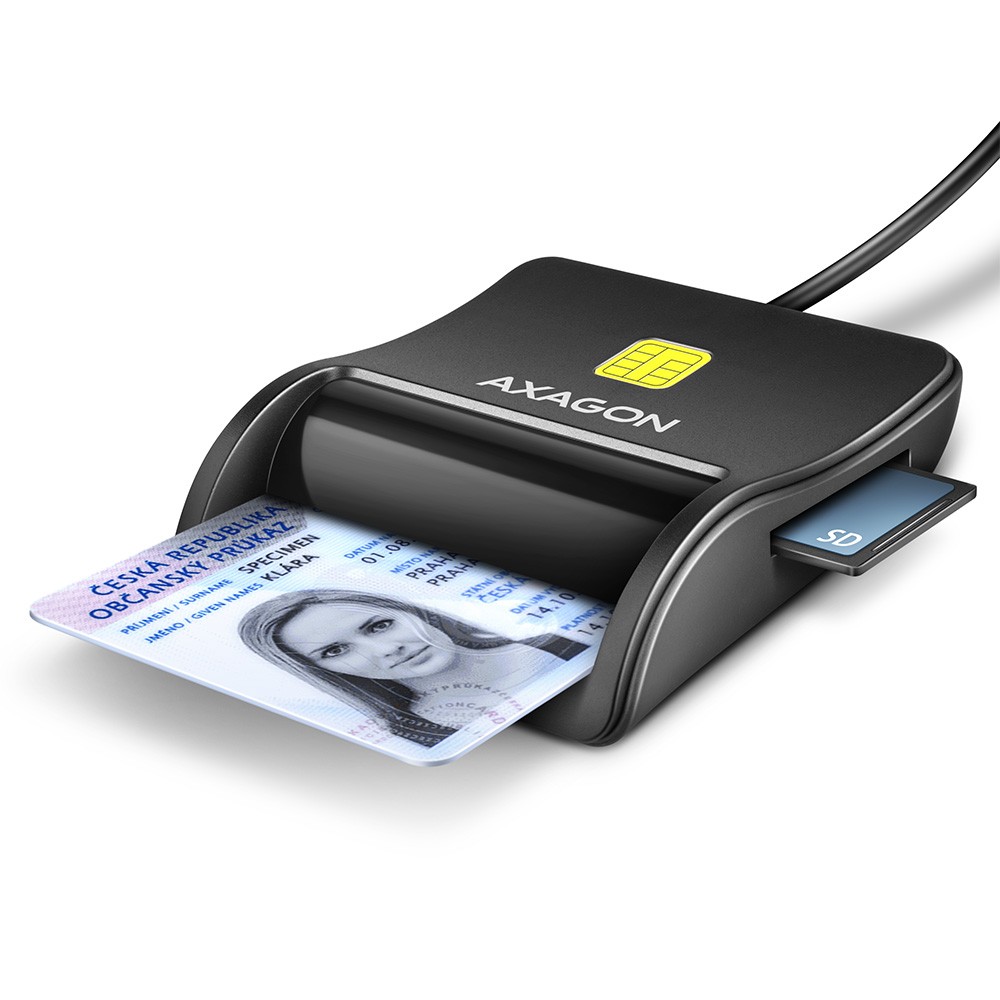 Čitalnik kartic CRE-SM3SD: ID, SD/microSD, SIM, USB