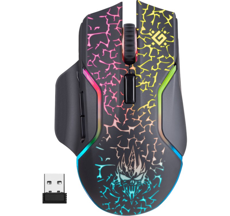 Brezžična gaming miška OneShot GM-067, 3200 DPI, 7P
