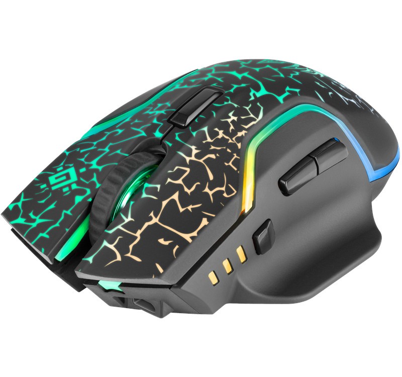 Brezžična gaming miška OneShot GM-067, 3200 DPI, 7P 2