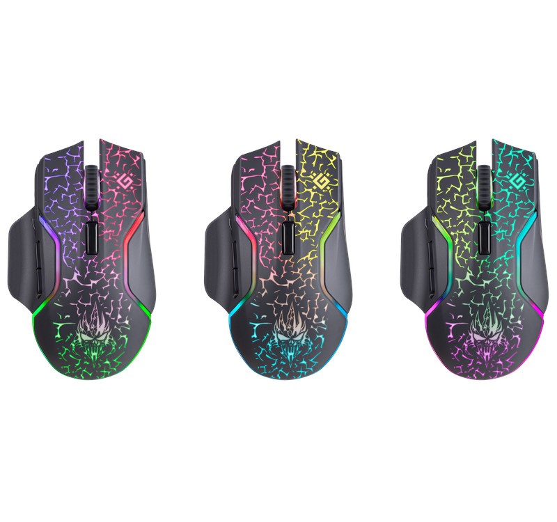 Brezžična gaming miška OneShot GM-067, 3200 DPI, 7P 6