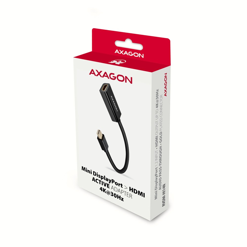 AXAGON RVDM-HI14N Aktivni pretvornik Mini DisplayPort v HDMI 1.4 7