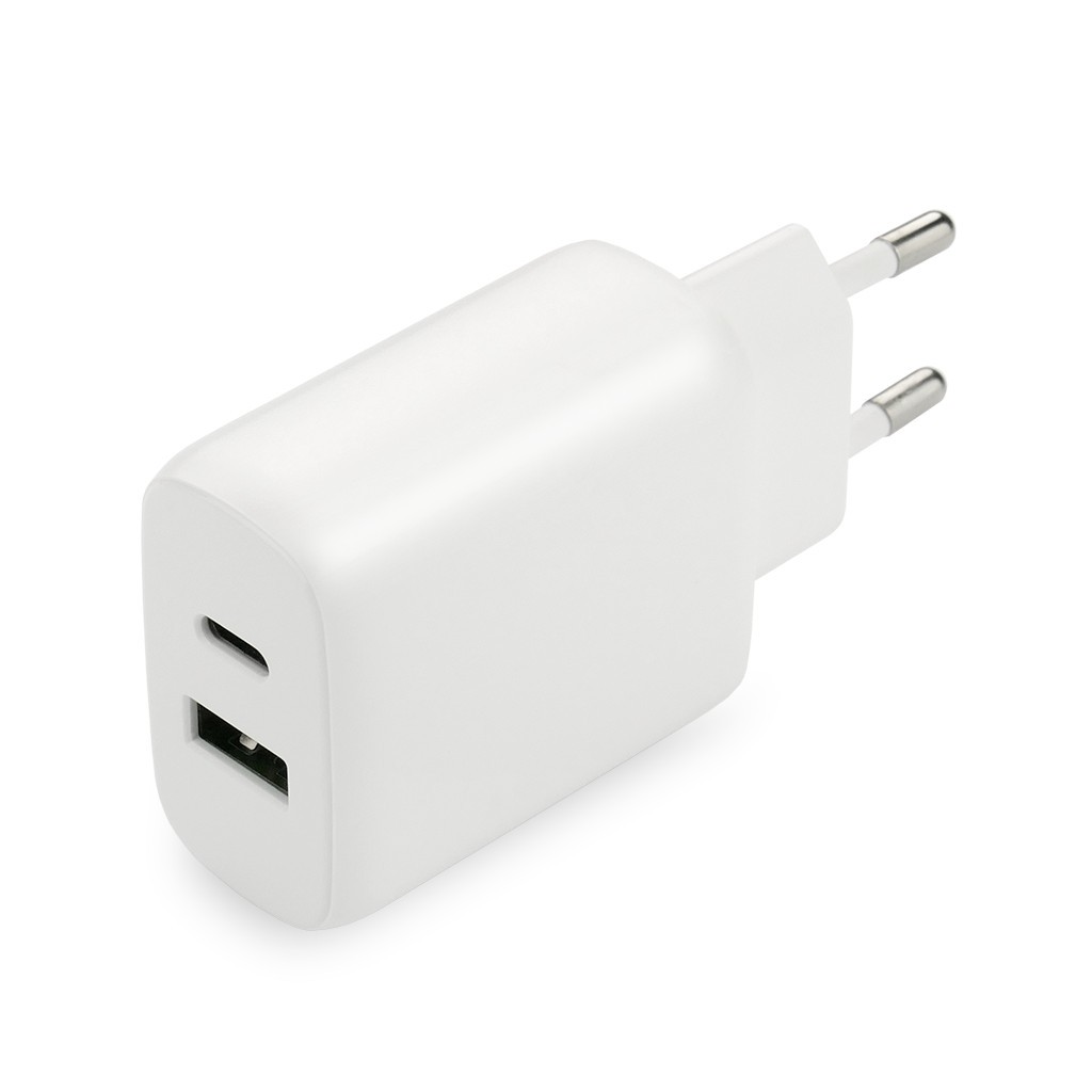 USB/USB-C polnilnik QC3.0, 25W, bela 4