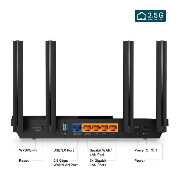 TP-Link Archer AX55 Pro WiFi 6 AX3000 usmerjevalnik 3