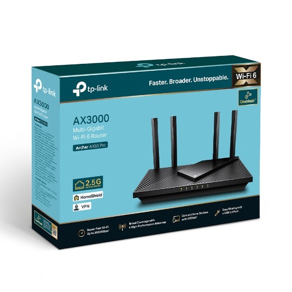 TP-Link Archer AX55 Pro WiFi 6 AX3000 usmerjevalnik 4