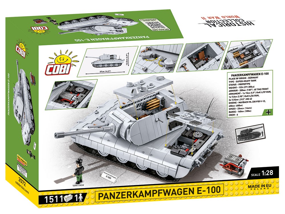 Gradbeni blokci Panzerkampfwagen E-100 3
