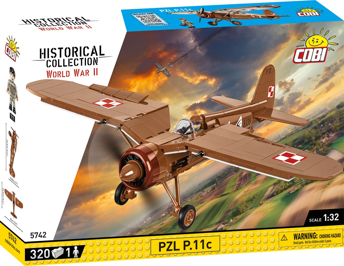 Cobi Kocke PZL P.11c (set)